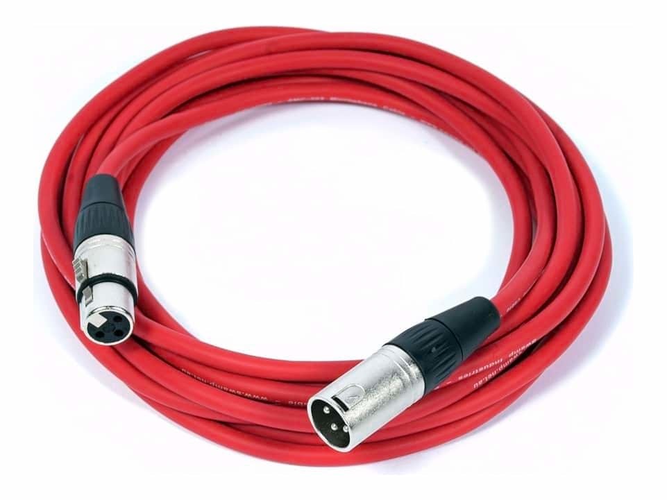 Stage Series Balanced XLR Microphone Cable RED SWAMP