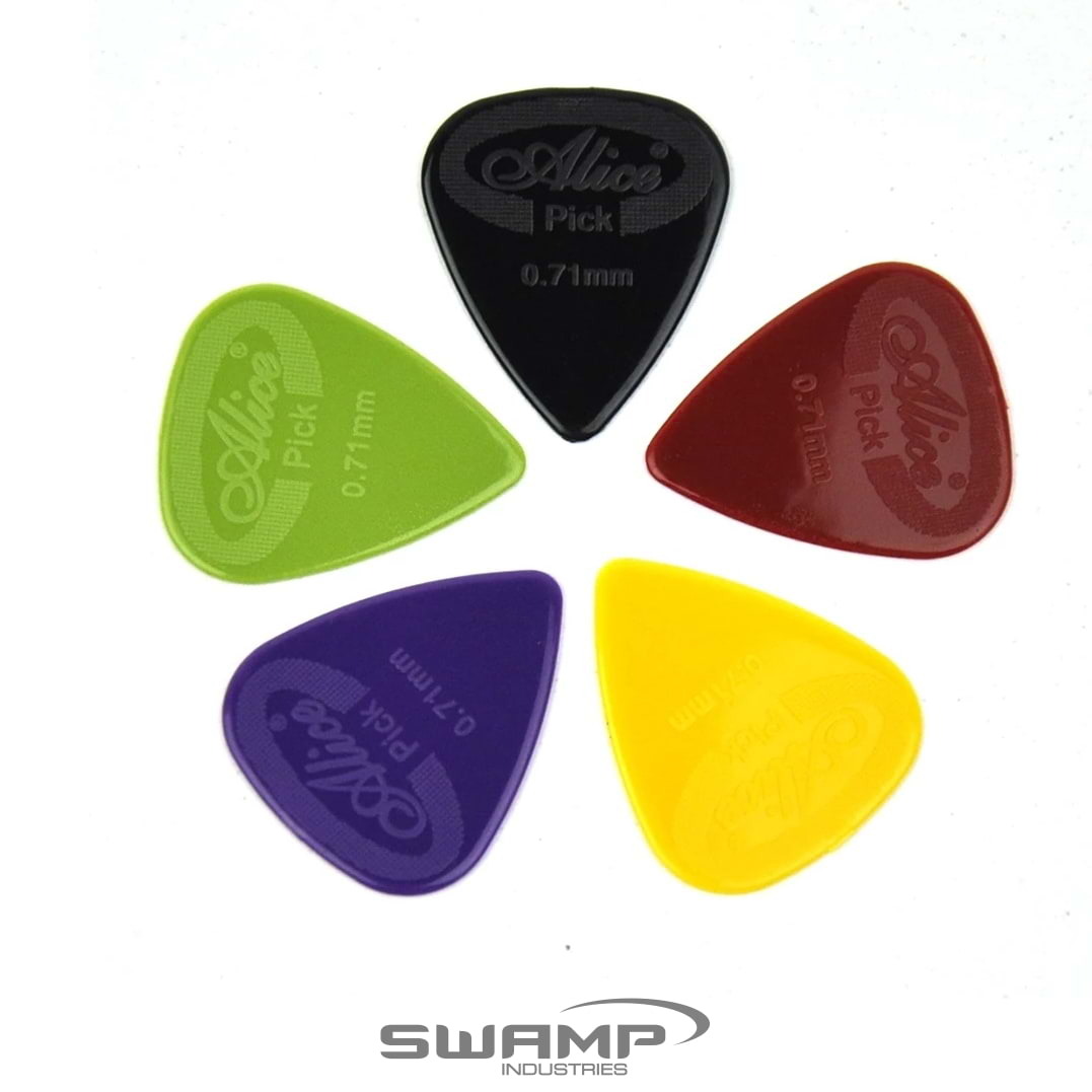 Alice Rubber Guitar Pick Holder - 5 Pack - Suitable for All Types of Guitar