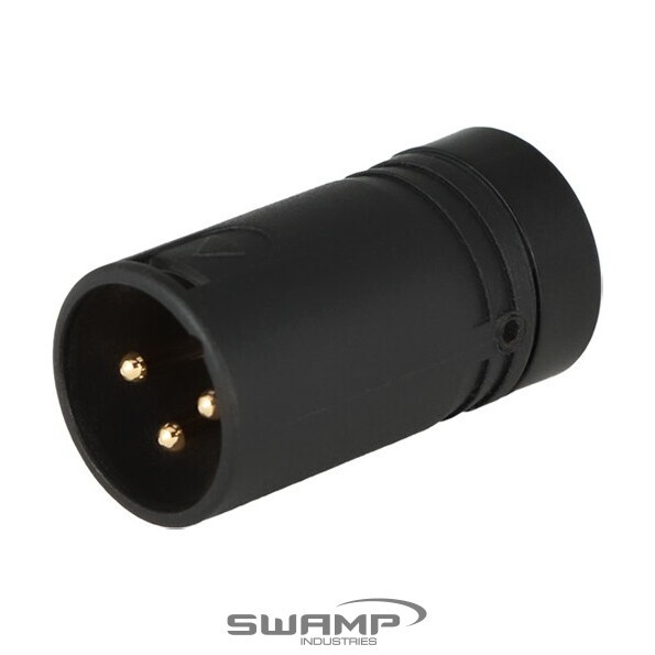 Cable Techniques CT-BX3FL-K Low-Profile Right Angle Female XLR Connector - Black