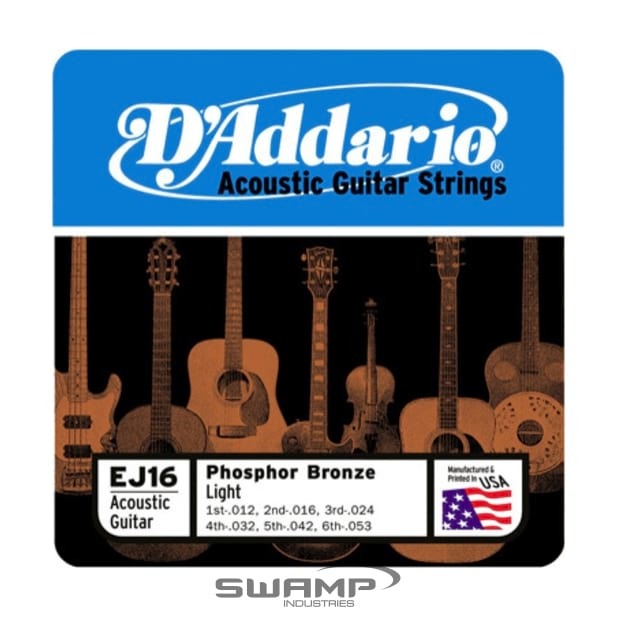 Elixir 16027 Nanoweb Phosphor Bronze Acoustic Guitar Strings Custom Light 11-52