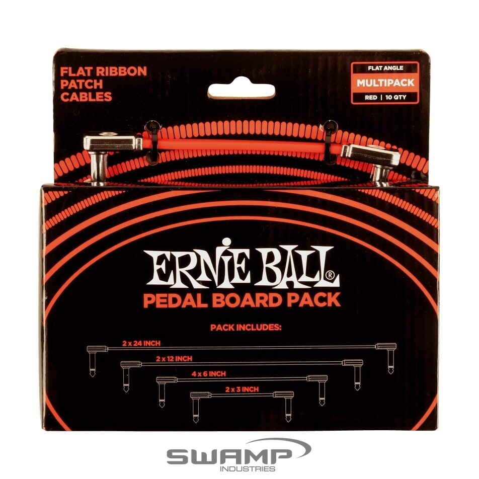 RockBoard Flat Lead Instrument Cable / Guitar Lead Patch Cable - Choose Length
