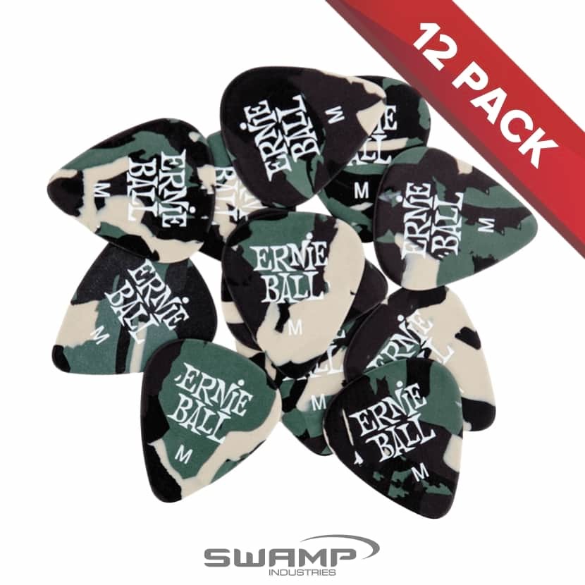 Set of 12x Alice Guitar Picks - Variety Pack - Celluloid - Small Round Tin