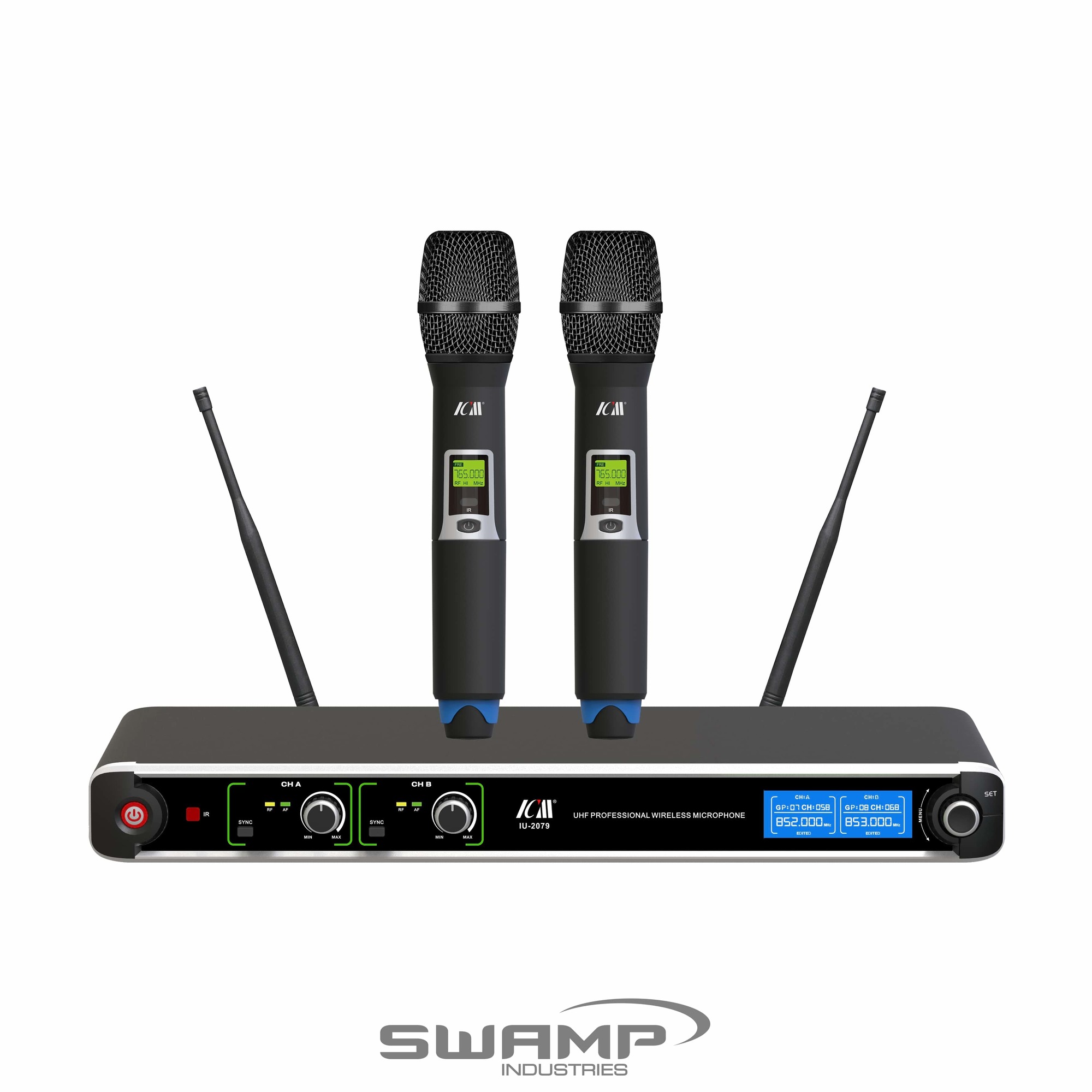 ICM IU-1018A Single Channel Wireless Microphone System 1 Bodypack Transmitter 