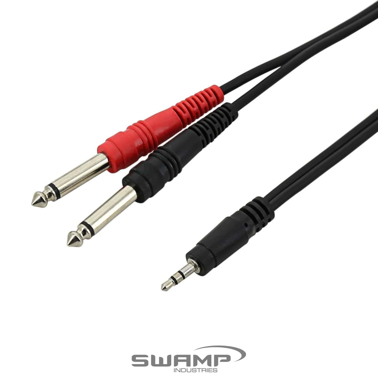 Balanced TRS Audio Cable - Dual Right Angle 1/4