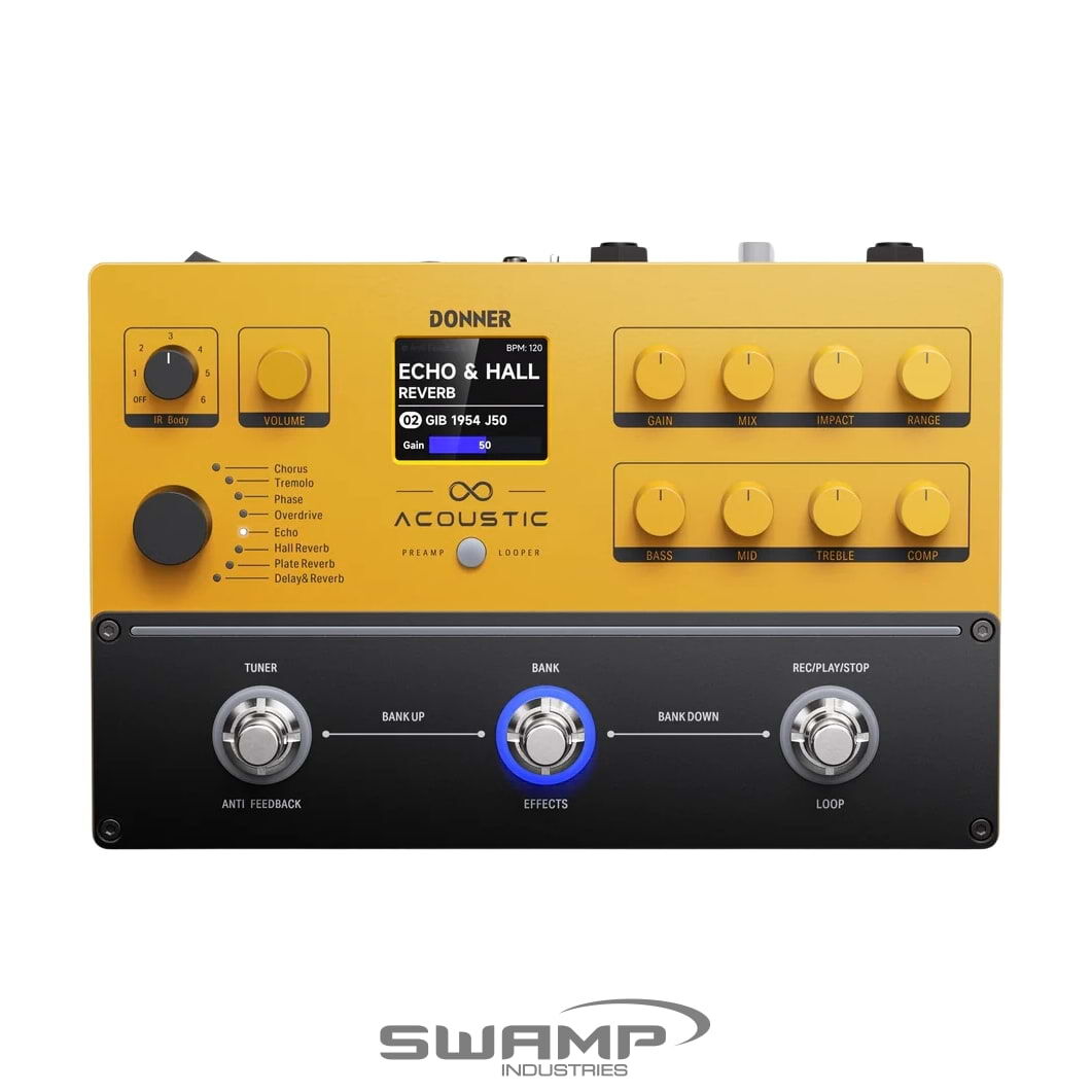 Foxgear ANUBI Series Ambient Box Multi-Effects Processor Pedal Reverb Delay