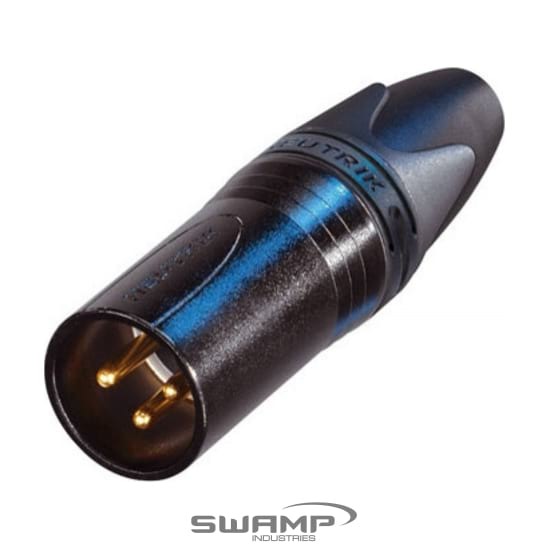 Cable Techniques CT-BX3FL-K Low-Profile Right Angle Female XLR Connector - Black