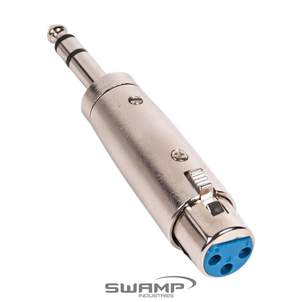 SWAMP XLR(f) to 3.5mm TRS - Balanced to Stereo Cable - Mic to Camera - 150cm