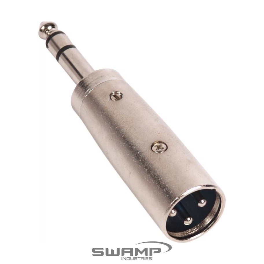 SWAMP Impedance Transformer Matcher DI XLR(f) - 1-4(m) - Mic to Guitar Amp!