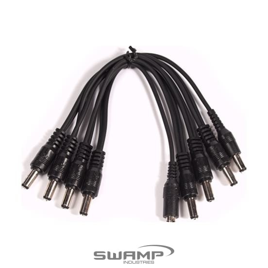 MOEN Multiple Plug Daisy Chain Power Cable - Straight - 8 Plugs - 15cm Spread