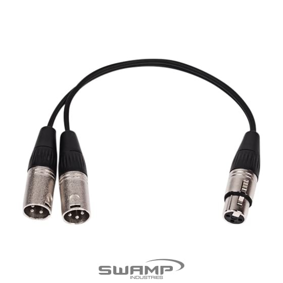 SWAMP 8-way DB-25 to XLR(f) Cable - TASCAM wiring - 1m