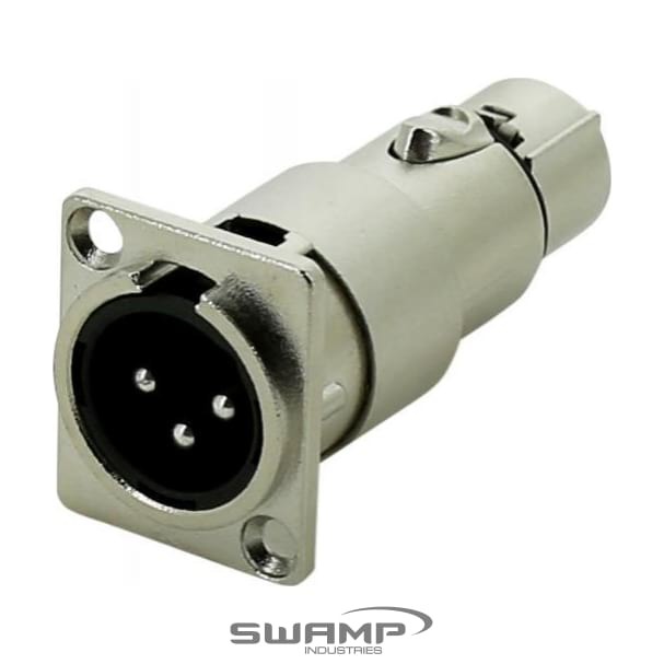 3.5mm TRS to XLR(m) - Stereo to Mono Cable