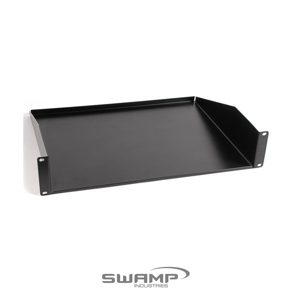 Studio Audio Rack Stand - WHEELS - 14U (19 inch) Metal Frame