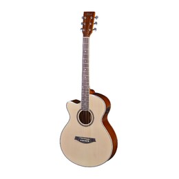 Artist LSPS Left Handed Small Body Beginner Acoustic Guitar Pack - Natural