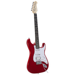 Artist AS1 ST-Style HSS Electric Guitar with 10W Amplifier - Candy Apple Red