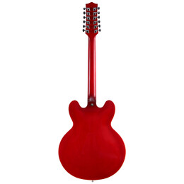 Artist Cherry12 12-String Semi-Hollow Electric Guitar with Humbucker Pickups