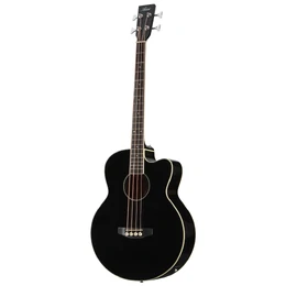 Artist ABJ42 Acoustic Bass with Cutaway and EQ - Black