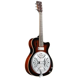 Artist RS10EQ Resonator Guitar with Pickup - Sunburst