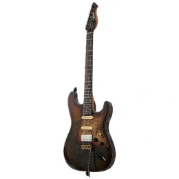 Artist AS78 Bound Burl Electric Guitar with HSS Pickups