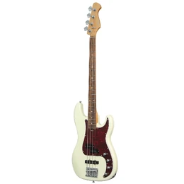 Artist APJ4A Active/Passive Hybrid Bass Guitar - Vintage White