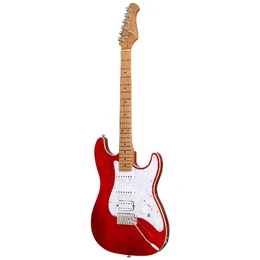 Artist AS30 HSS Electric Guitar with Premium Gig Bag - Ruby Flame