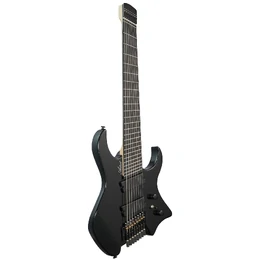 Artist AG78V3 Multi-Scale Headless 8 String Electric Guitar - Black