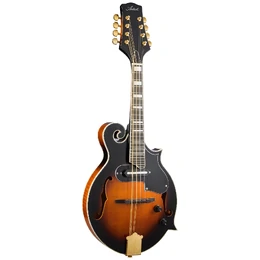 Artist MDF200EQ Solid Top Sunburst Mandolin with Pickup and Black Hard Case