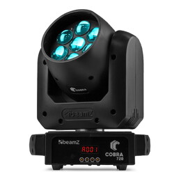 Beamz Cobra 720 Wash Moving Head 7x 20W with Zoom