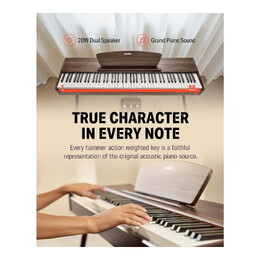 Donner DDP-80 88-Key Digital Piano - Walnut Wood