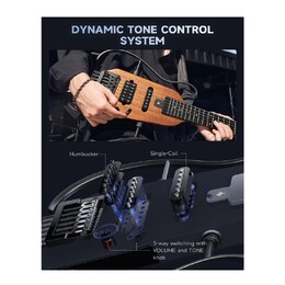 Donner HUSH-X Electric Guitar Kit - Sunburst