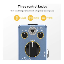 Donner Blues Drive Vintage Overdrive Guitar Pedal