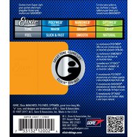 Elixir 12002 Nanoweb Electric Guitar Strings - Super Light Gauge - 09-42