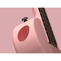 Enya Nova Go Mini Carbon Fibre Acoustic Guitar - Pink