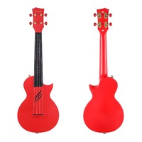 Enya Nova U Carbon Concert Ukulele - Red - includes pickup