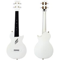 Enya Nova U Carbon Concert Ukulele - White