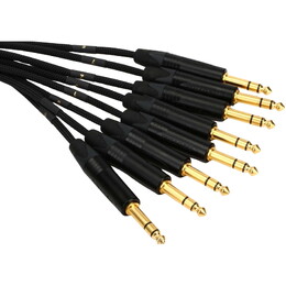 Mogami Gold 8 Way TRS to TRS Balanced Snake Cable - 10ft