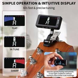 JOYO JT-480 Rechargeable Chromatic Clip-On Tuner
