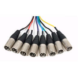 SWAMP Premium 8-way XLR Audio Snake Cable Loom - 3m