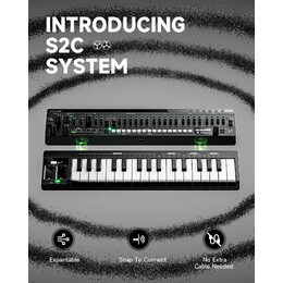 Donner Essential L1 Analog Synthesizer with KB-32M 32-Key Keyboard Pack