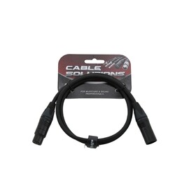 SWAMP Pro-Line Balanced XLR Mic Cable Neutrik AG Black Plugs - 5m