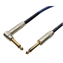 SWAMP TRG Series Braided Guitar Lead - Blue - 3m