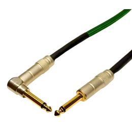 SWAMP TRG Series Braided Guitar Lead - Green - 3m