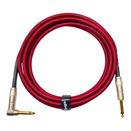 SWAMP TRG Series Braided Guitar Lead - Red - 3m