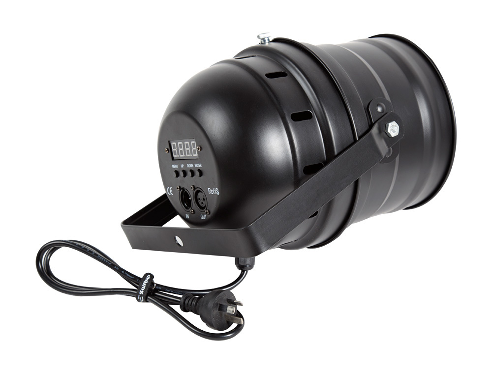 Stage Lighting LED DMX Par Can Black RGB 36 3W SWAMP