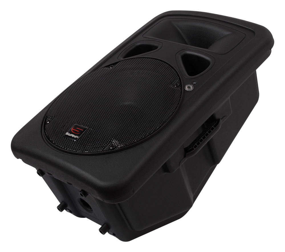 Bi Amped Powered PA Speaker 12 inch SWAMP
