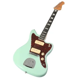 Artist Grungemaster Electric Guitar with P90 Pickups and Vibrato - Vintage Green