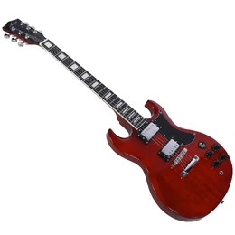 Artist AG100 Red SG Style Electric Guitar with Bullbucker Pickups