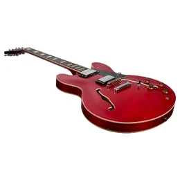 Artist Cherry58DLX Semi-Hollow Electric Guitar with Bullbucker Pickups