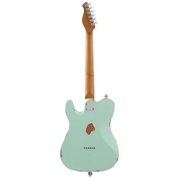 Artist AT57 Sunburst Aged Electric Guitar with HS Pickups - Vintage Green