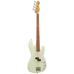 Artist APBDLX Deluxe Bass Guitar with Premium Gig Bag - Vintage White