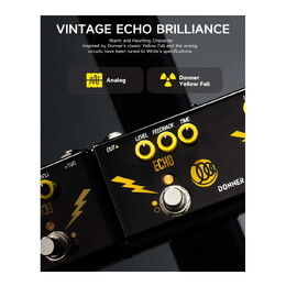 Donner Triple Threat Guitar Effect Pedal - Black